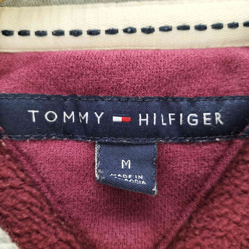 トミーヒルフィガー TOMMY HILFIGER アーチロゴ ジップアップパーカー メンズ M