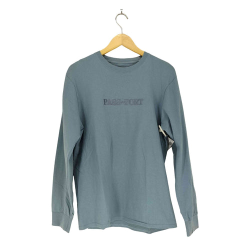 パスポート PASSPORT ロゴ刺繍 L/S TEE メンズ JPN:M