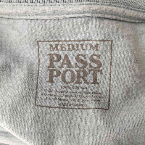 パスポート PASSPORT ロゴ刺繍 L/S TEE メンズ JPN:M