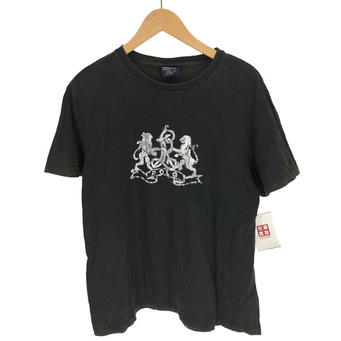 ポロバイラルフローレン Polo by RALPH LAUREN シャドウ エンブレム プリント S/S Tシャツ メンズ import:M