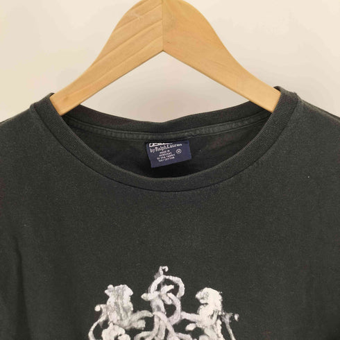 ポロバイラルフローレン Polo by RALPH LAUREN シャドウ エンブレム プリント S/S Tシャツ メンズ import:M