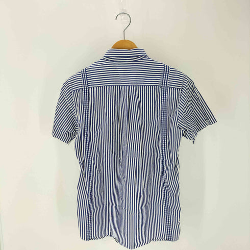 フレッドペリー FRED PERRY ギンガムチェック 切替ストライプ 半袖シャツ メンズ JPN:S