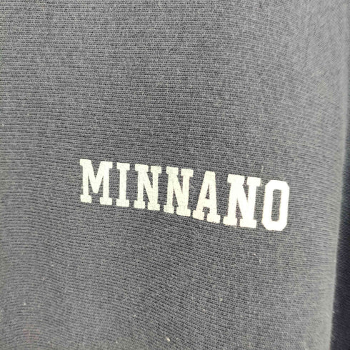 ミンナノ MIN-NANO 23AW REVERSE WEAVE バックプリントスウェット メンズ JPN:M