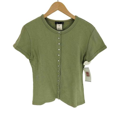 アニエスベー agnes b. J155 CARDIGAN コットンニットカーディガン レディース 2