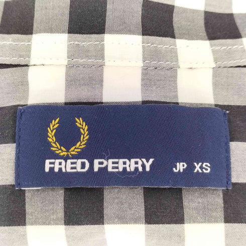 フレッドペリー FRED PERRY ティップド トリム シャツ ギンガムチェックシャツ メンズ JPN:XS