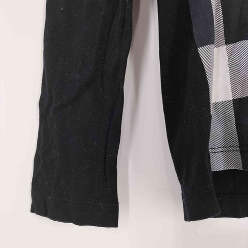 ブラックレーベルクレストブリッジ BLACK LABEL CRESTBRIDGE チェック切替 ロングスリーブカットソー メンズ M