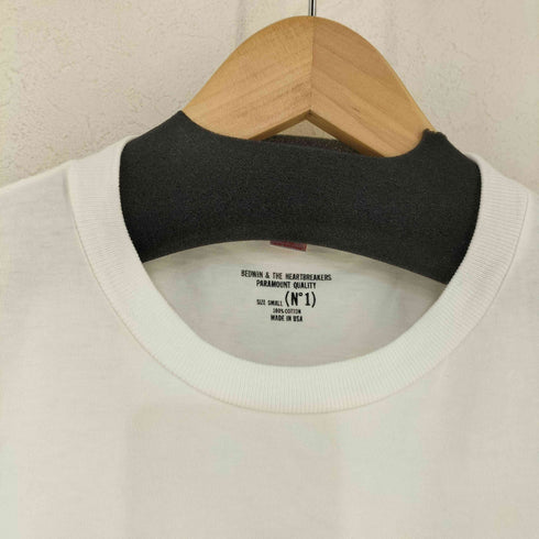 ベドウィンアンドザハートブレイカーズ BEDWIN&THE HEARTBREAKERS WHITE GOOGE T-SHIRT メンズ 36