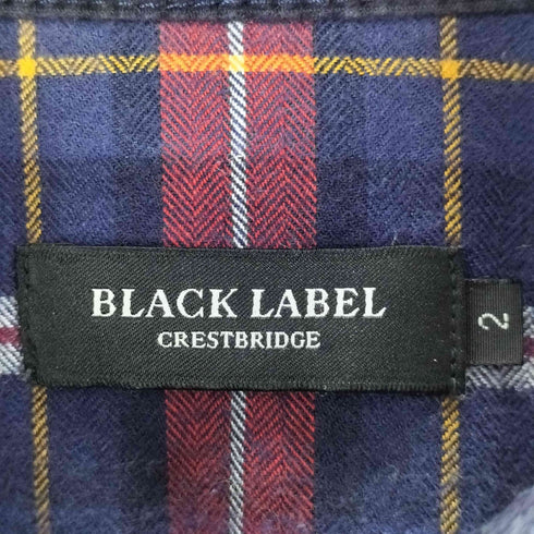 ブラックレーベルクレストブリッジ BLACK LABEL CRESTBRIDGE ロングスリーブ チェックネルシャツ メンズ 2