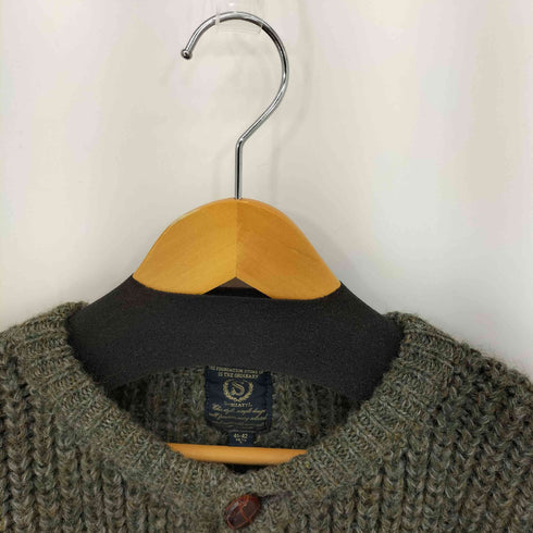SCHIATTI MADE IN IRELAND メランジウールニットジャケット メンズ import:L