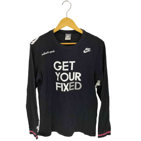 ナイキ NIKE グレータグ GET YOUR FIXED プリントL/S Tシャツ Y2K メンズ import:L