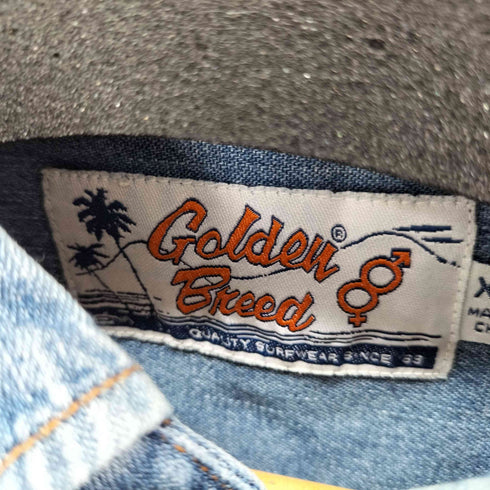 GOLDEN BREED 2XL デニムS/Sシャツ メンズ import:XXL