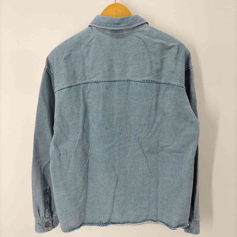 エイチアンドエム H&M ダメージ加工デニムシャツ メンズ import:XS
