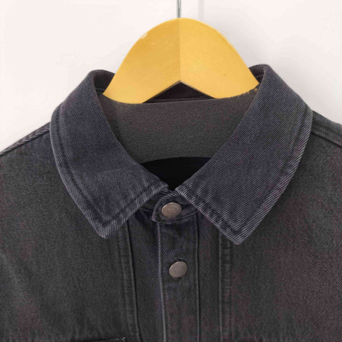 エイチアンドエム H&M ダメージ加工デニムシャツ メンズ import:XS