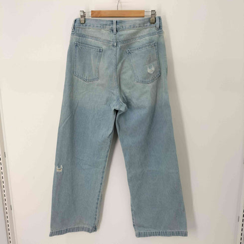 エイチアンドエム H&M クラッシュワイドデニムパンツ メンズ 29/30