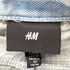 エイチアンドエム H&M クラッシュワイドデニムパンツ メンズ 29/30