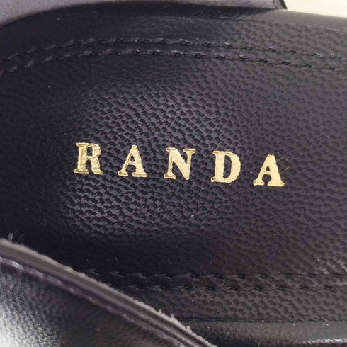 ランダ RANDA ソフトクロスストラップセパレートパンプス レディース LL
