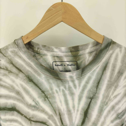 リビルドバイニードルズ rebuild by needles 再構築 ドッキング タイダイ染 S/S Tシャツ メンズ JPN:L