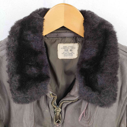 ユーエスネイビー U.S.NAVY 77年製 RALPH EDWARDS SPORTSWEAR社製 TYPE G-1ジャケット メンズ US:40
