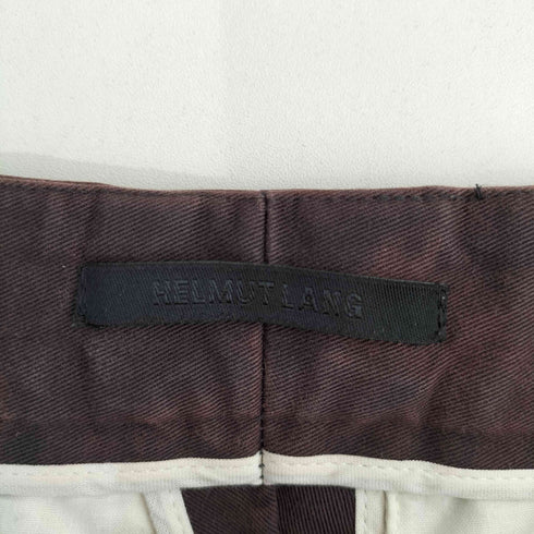 ヘルムートラング HELMUT LANG 黒タグ MADE IN ITALY ブリーチ加工 ボタンフライチノパンツ メンズ 46