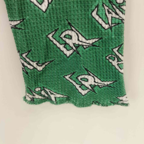 イーアールエル ERL Logo-Print Waffle-Knit Cotton T-Shirt メンズ JPN:L