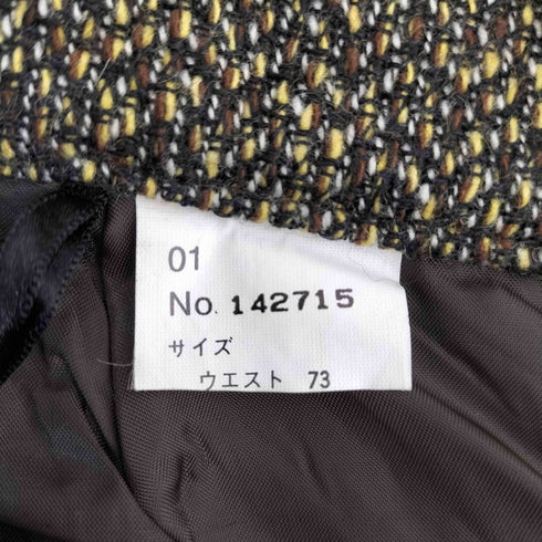 ノータックツイードスラックス YKK メンズ ウエスト73cm