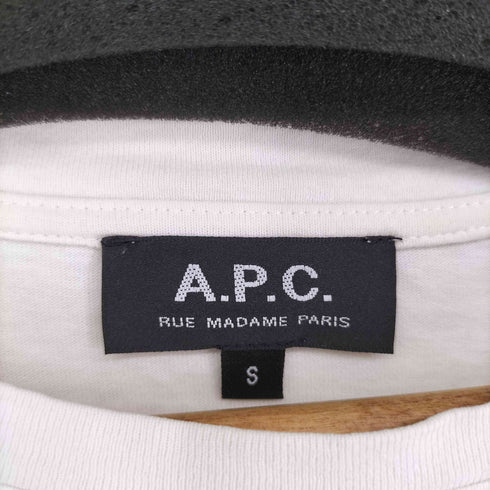 アーペーセー A.P.C. ロゴプリント S/S Tシャツ メンズ import:S
