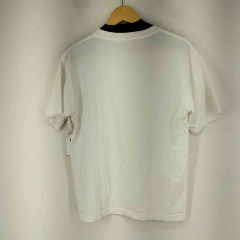 メゾンキツネ MAISON KITSUNE ワンポイント刺繍 S/S Tシャツ メンズ JPN:S