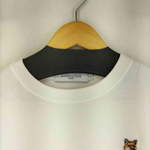 メゾンキツネ MAISON KITSUNE ワンポイント刺繍 S/S Tシャツ メンズ JPN:S