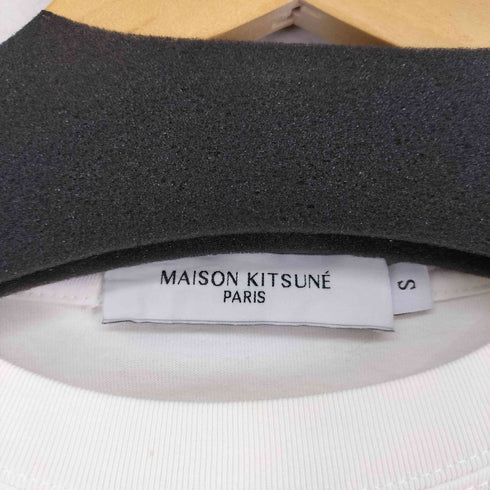 メゾンキツネ MAISON KITSUNE ワンポイント刺繍 S/S Tシャツ メンズ JPN:S