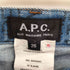 アーペーセー A.P.C. メッセージプリントジップフライデニム レディース 26