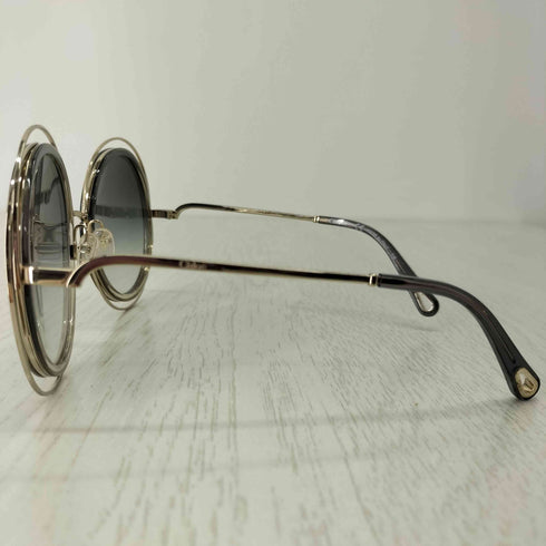 クロエ Chloe サングラス CE120SD-736 ラウンドサングラス グレー シルバー レディース 58□22-135
