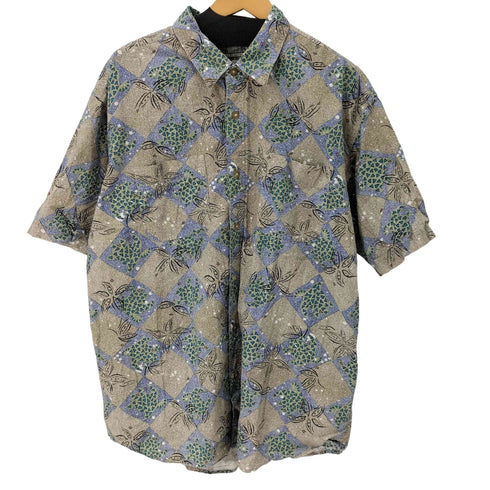 THE ROYAL RO BBINS 総柄S/S シャツ メンズ import:L