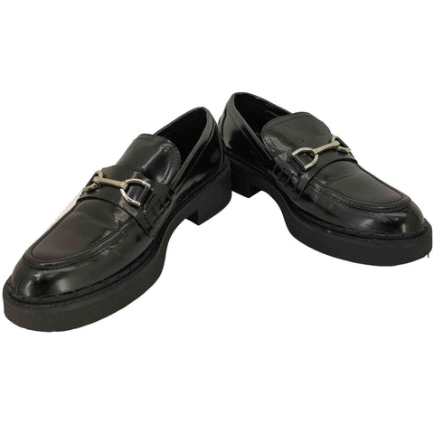 ザラ ZARA ホースビット フェイクレザーローファー レディース JPN:24.5