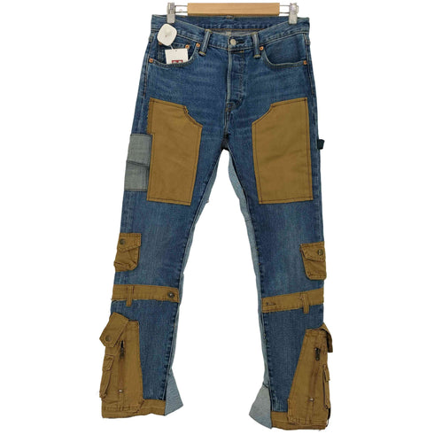 リーバイス Levis 501 リメイク ペインターデニムパンツ フレア メンズ W30 L30