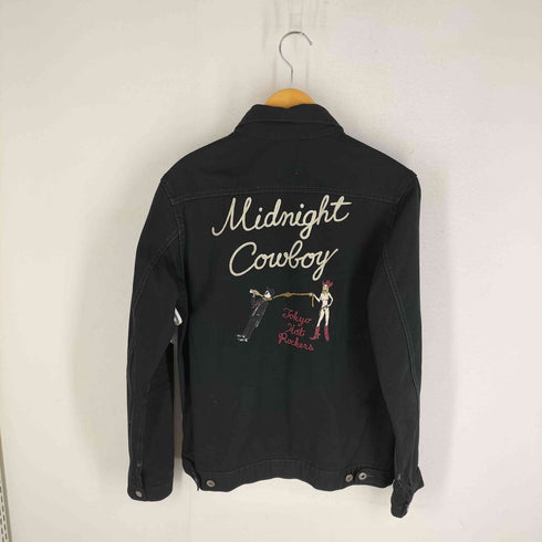 ワコマリア WACKO MARIA Midnight Cowboy チェーンステッチ プリーツ ジップアップ トラッカージャケット メンズ JPN:XL