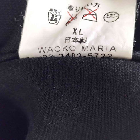 ワコマリア WACKO MARIA Midnight Cowboy チェーンステッチ プリーツ ジップアップ トラッカージャケット メンズ JPN:XL
