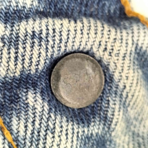 リーバイス Levis 80s 501 赤耳 黒カン ボタン裏524 内股シングル 縮率10% クラッシュデニムパンツ メンズ W30 L36