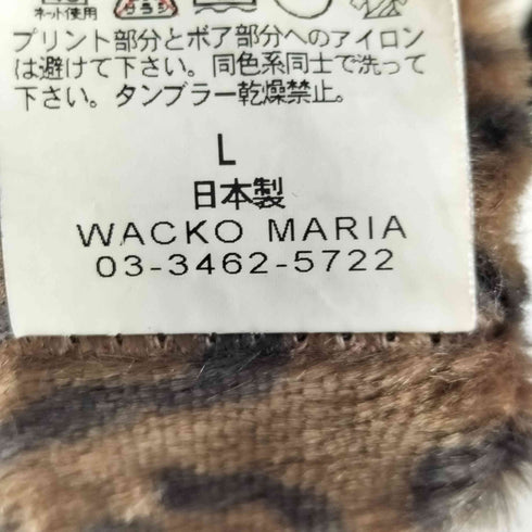 ワコマリア WACKO MARIA 裏地レオパード ジップアップ ジャケット メンズ JPN:L