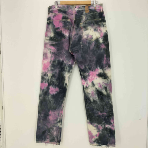 リーバイス Levis 90s 501 ボタン裏273 ユーロ マーブル タイダイ ボタンフライデニムパンツ メンズ W32 L32