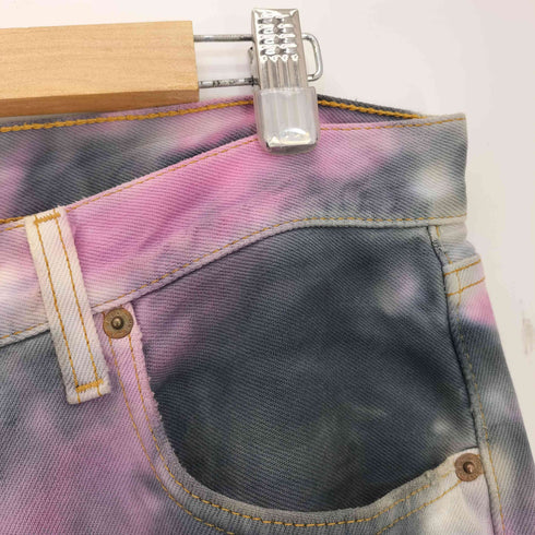 リーバイス Levis 90s 501 ボタン裏273 ユーロ マーブル タイダイ ボタンフライデニムパンツ メンズ W32 L32