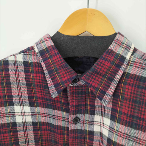 GREATLAND 00S ネルシャツジャケット 裏地キルティング メンズ JPN:XL