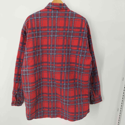 NORTH WEST 00S ネルシャツジャケット 裏地キルティング メンズ JPN:XL