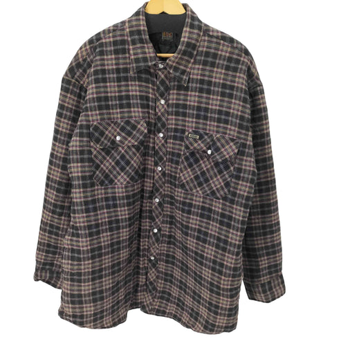 KIMBEAR 00S ネルシャツジャケット 裏地キルティング メンズ JPN:XL