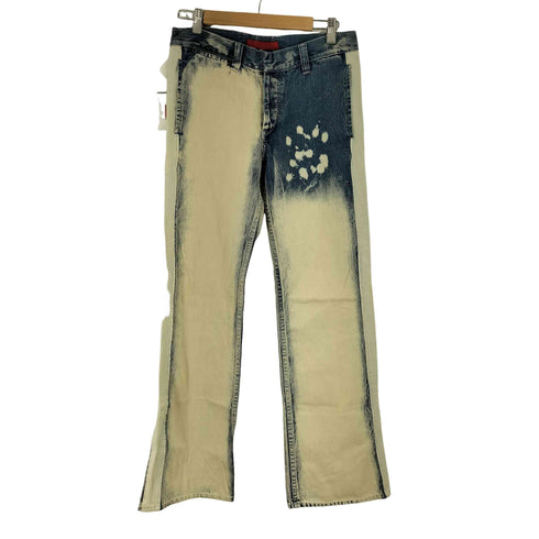 フレンチコネクション FRENCH CONNECTION FCUK JEANS ブリーチ加工ブーツカットデニムパンツ メンズ 28