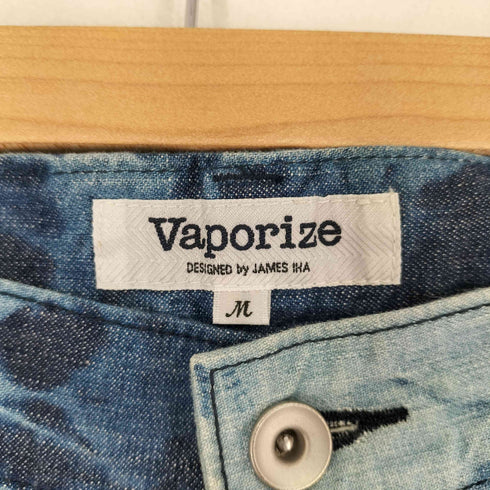 ヴェイパライズ VAPORIZE ブリーチ加工 サイドデザインデニムパンツ メンズ JPN:M