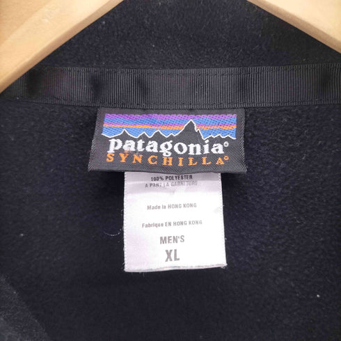 パタゴニア patagonia 05AW SYNCHILLA 企業ロゴ 刺繍 ジップアップ フリースジャケット メンズ import:XL