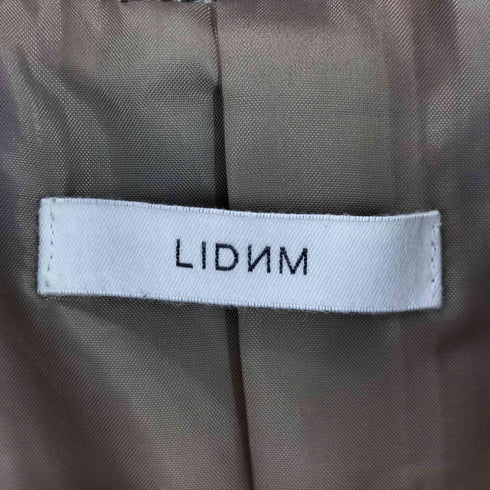 リドム LIDnM 千鳥格子ステンカラーコート メンズ JPN:M