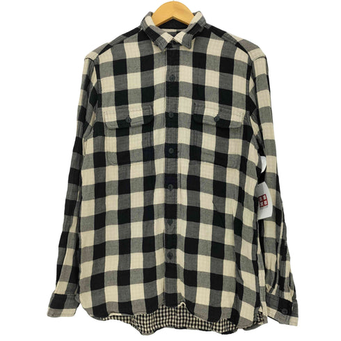 ポロバイラルフローレン Polo by RALPH LAUREN James Flannel Long Sleeve Button-down Shirt ダブルフェイス ブロックチェック ネル ワークシャツ メンズ import:M