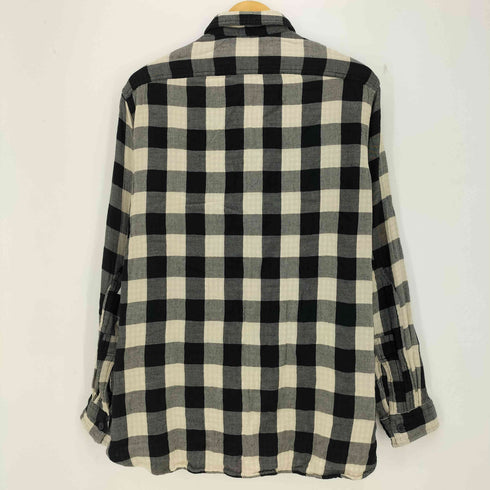 ポロバイラルフローレン Polo by RALPH LAUREN James Flannel Long Sleeve Button-down Shirt ダブルフェイス ブロックチェック ネル ワークシャツ メンズ import:M