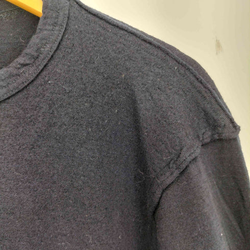コムデギャルソンオム COMME des GARCONS HOMME 02AW 田中オム クルーネック 縮絨ウールカットソー メンズ